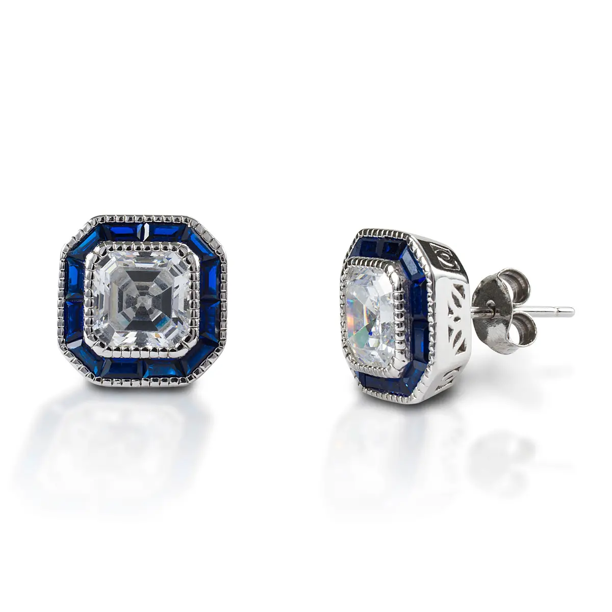 Kelly Herd Asscher Cut Blue Spinel 1