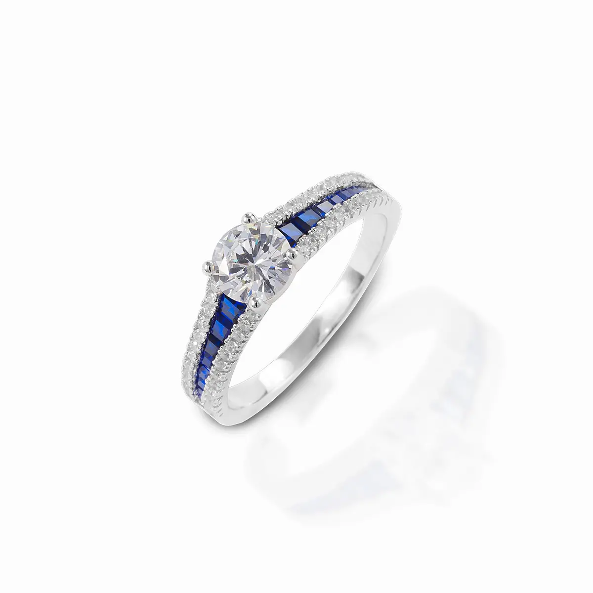 Kelly Herd Blue Spinel Engagement Ring 1