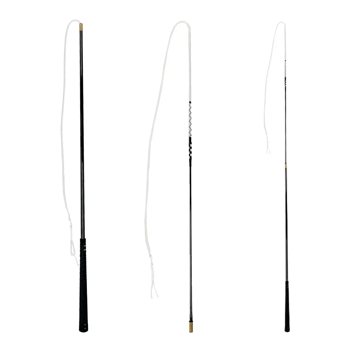 Toptac Telescopic Lunge / Training Whip Black 170Cm 1