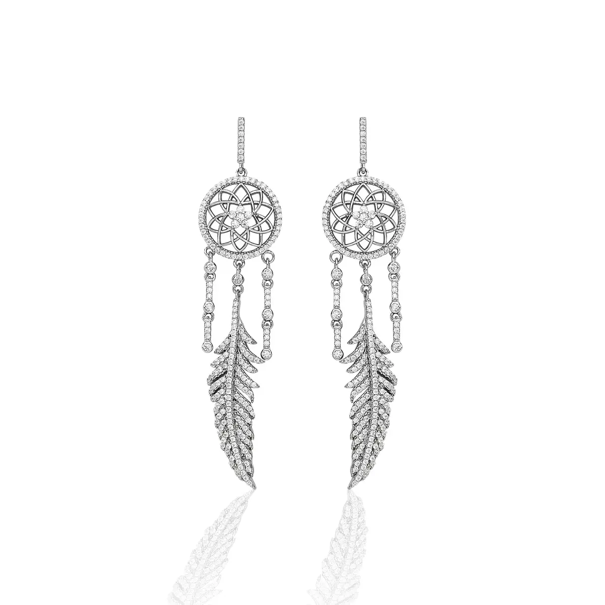 Kelly Herd Earrings Dream Catcher - Sterling Silver 1