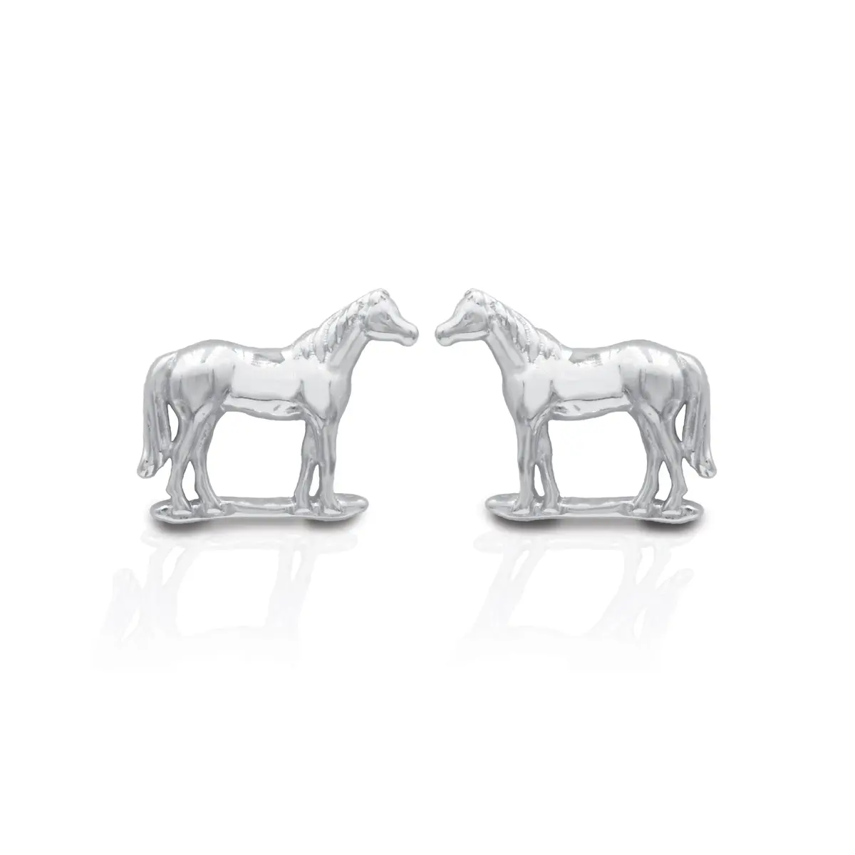 Kelly Herd Earrings Halter Horse - Sterling Silver 1