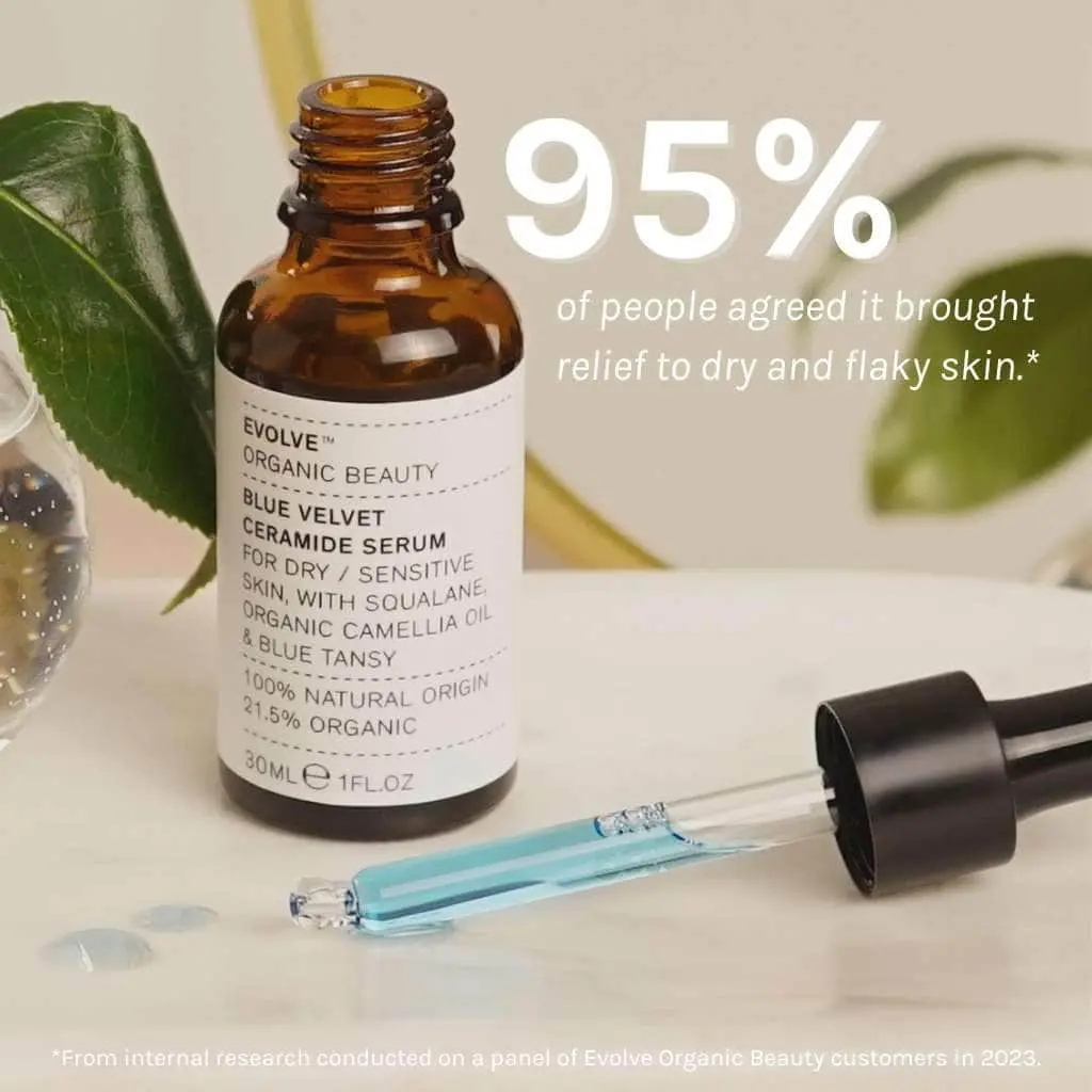 Blue Velvet Ceramide Serum - Evolve Organic Beauty 2