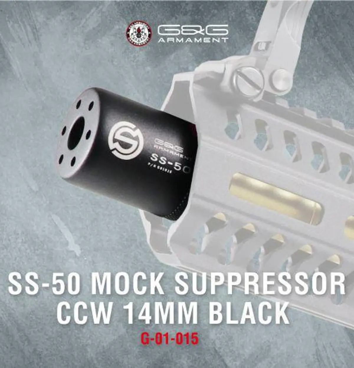 G&G Ss-50 Mock Suppressor Ccw 14Mm (Black) 2