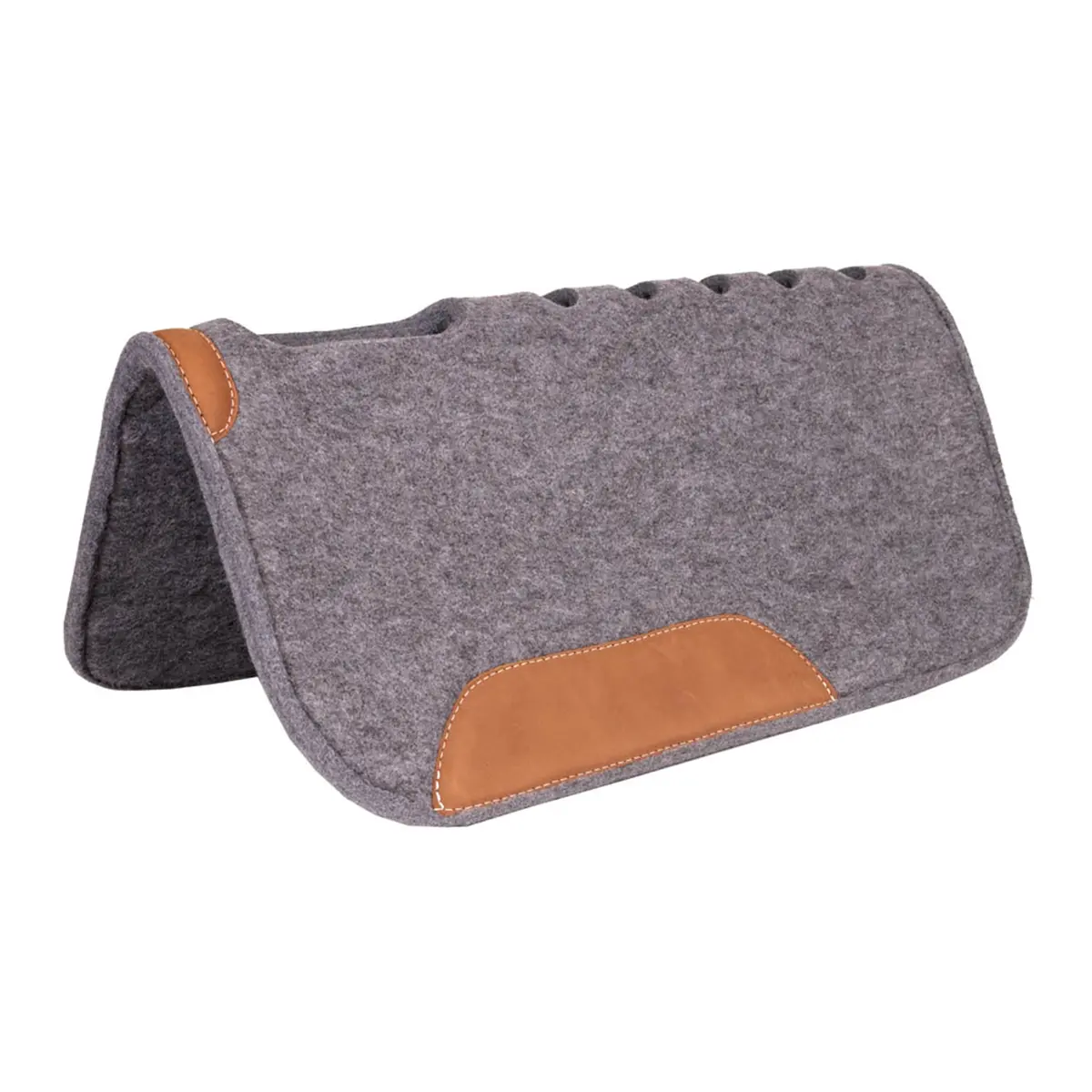 Ezy Ride Felt Cut-Back With Vent Holes Pad 32"X 32"X 1" Grey 1