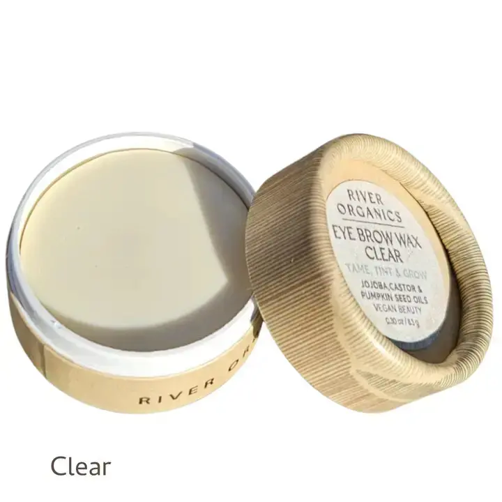 Clear Vegan Eyebrow Wax 8.45G-River Organics 1