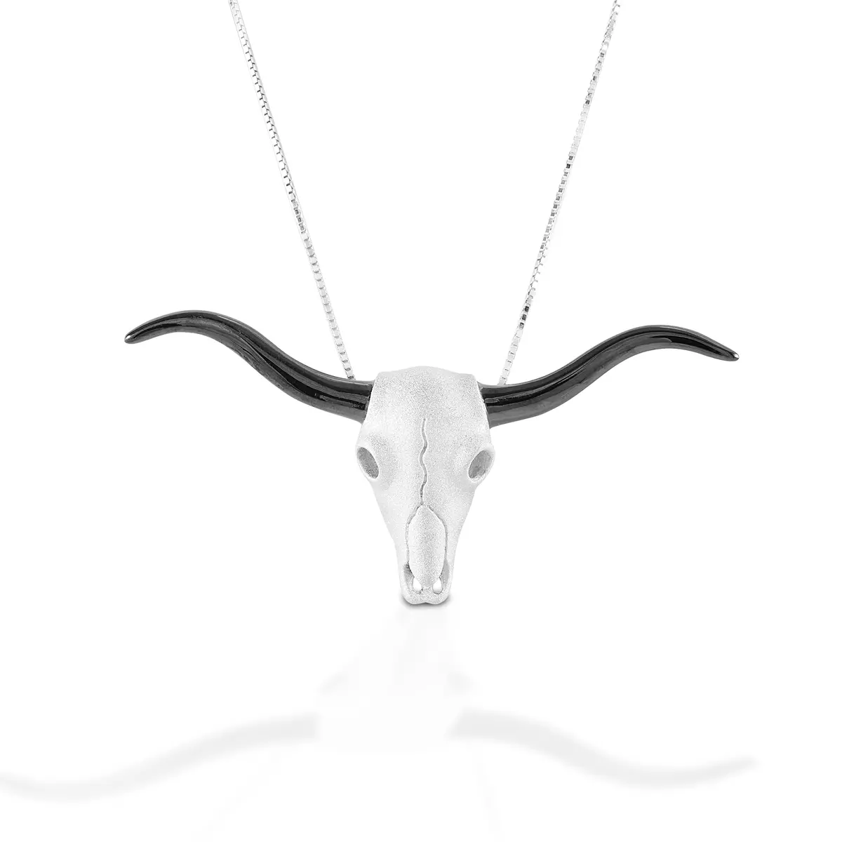 Kelly Herd Necklace Longhorn Skull 1