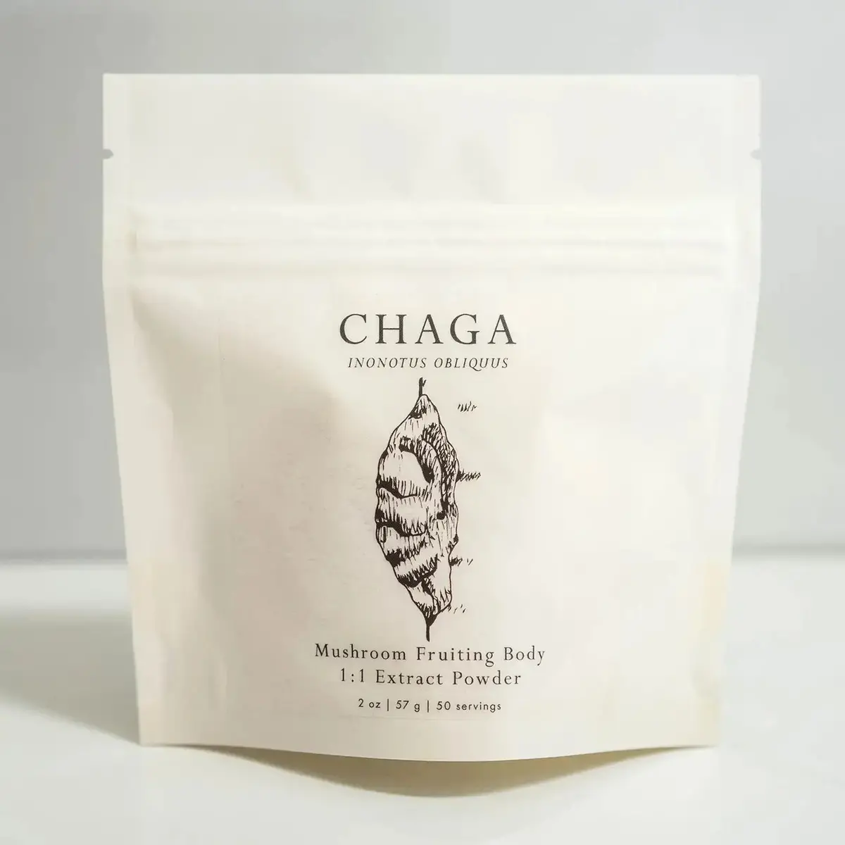 Chaga Powder - Organic 1:1 Extract 1