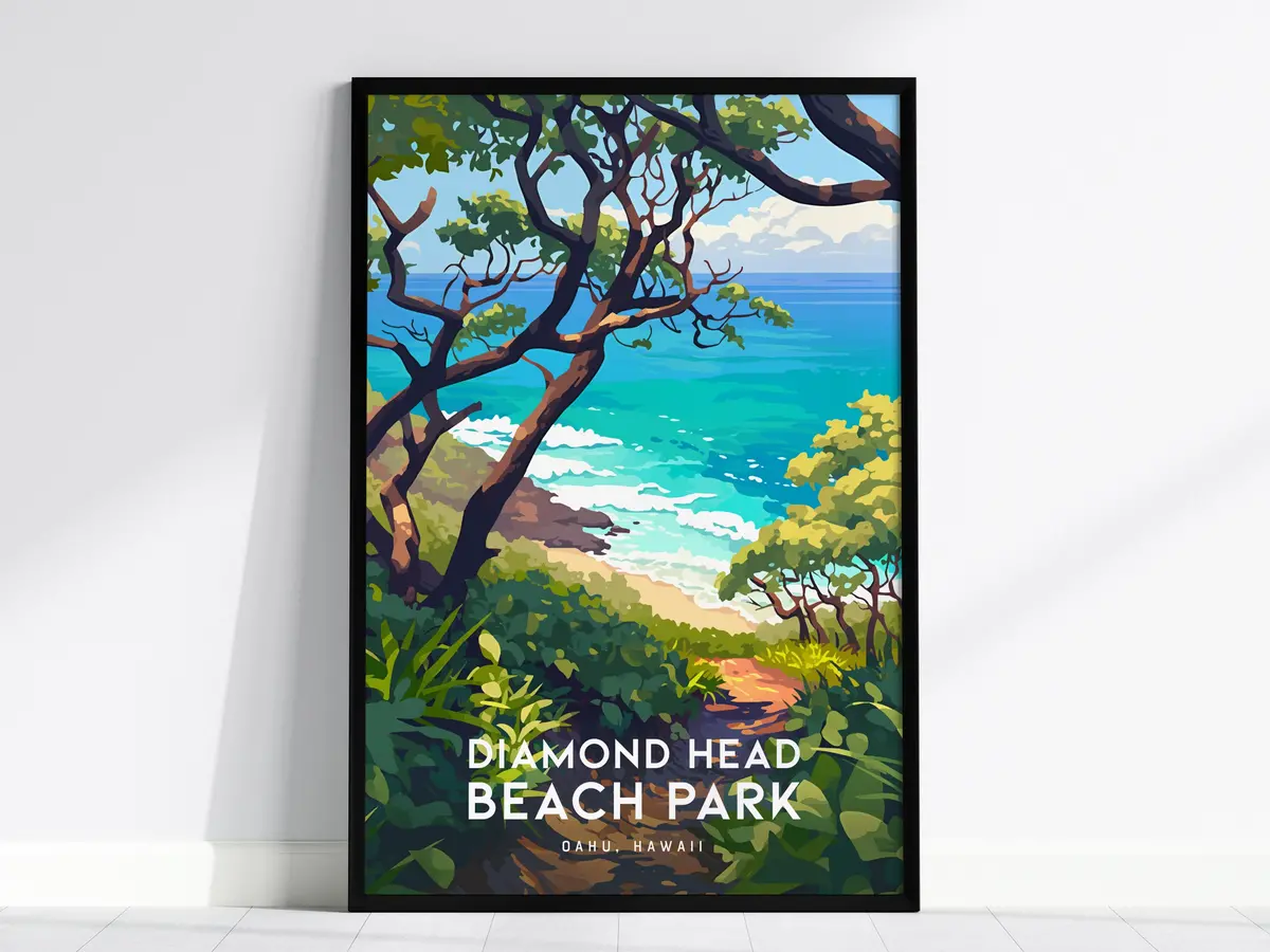 Diamond Head Beach Park, Oahu, Hawaii 1