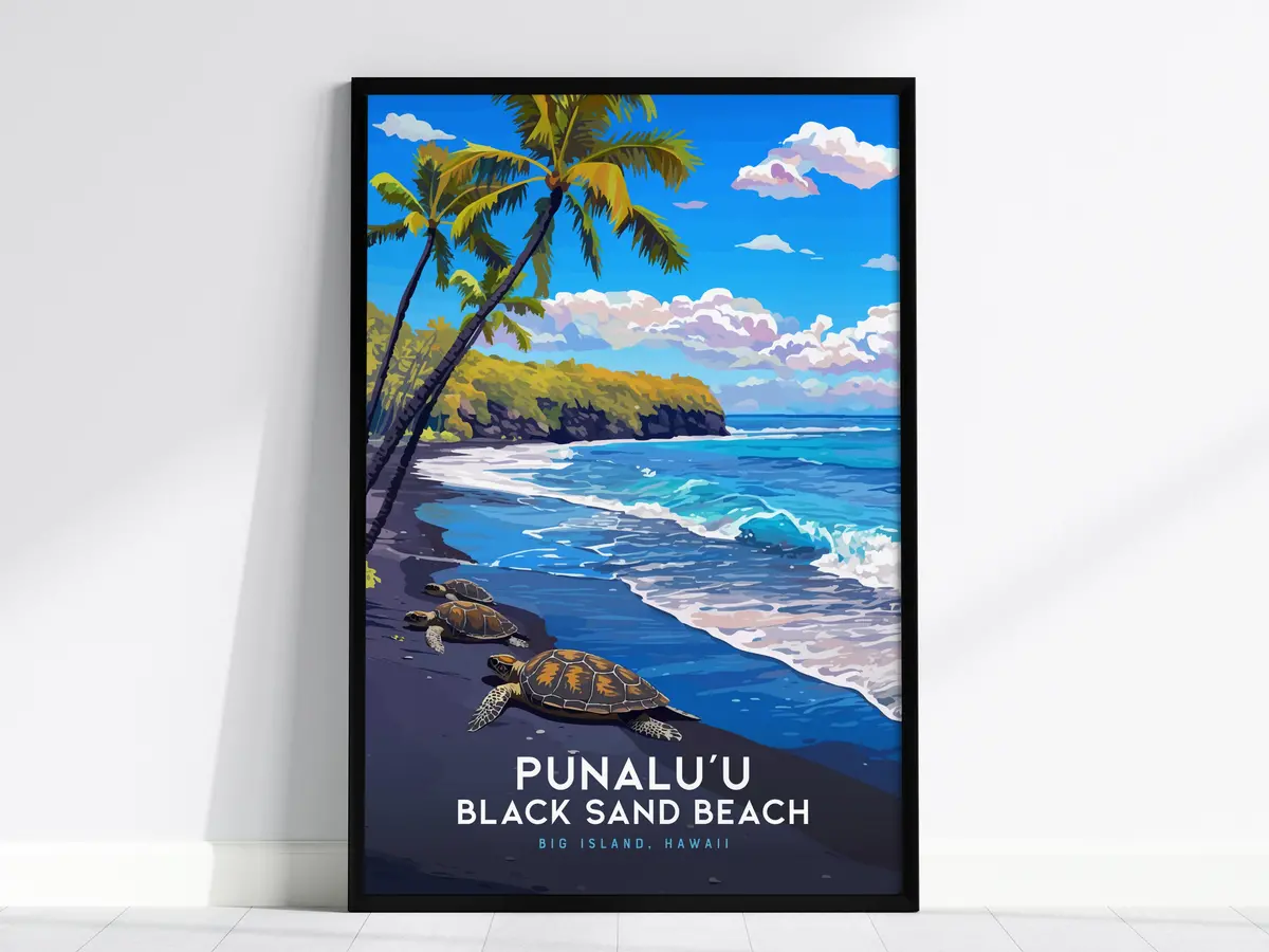 Punalu'u Beach, Big Island Hawaii 1