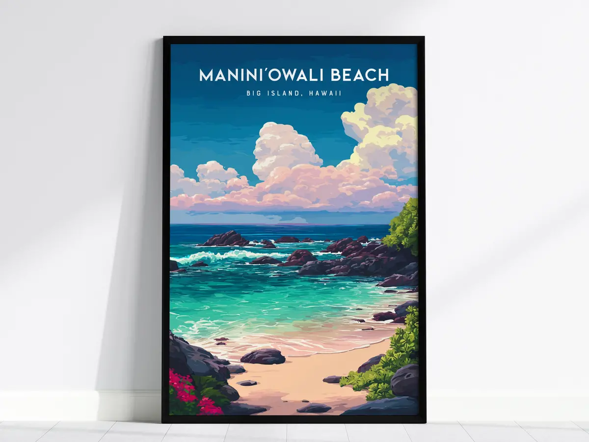 Manini'owali Beach, Big Island Hawaii 1