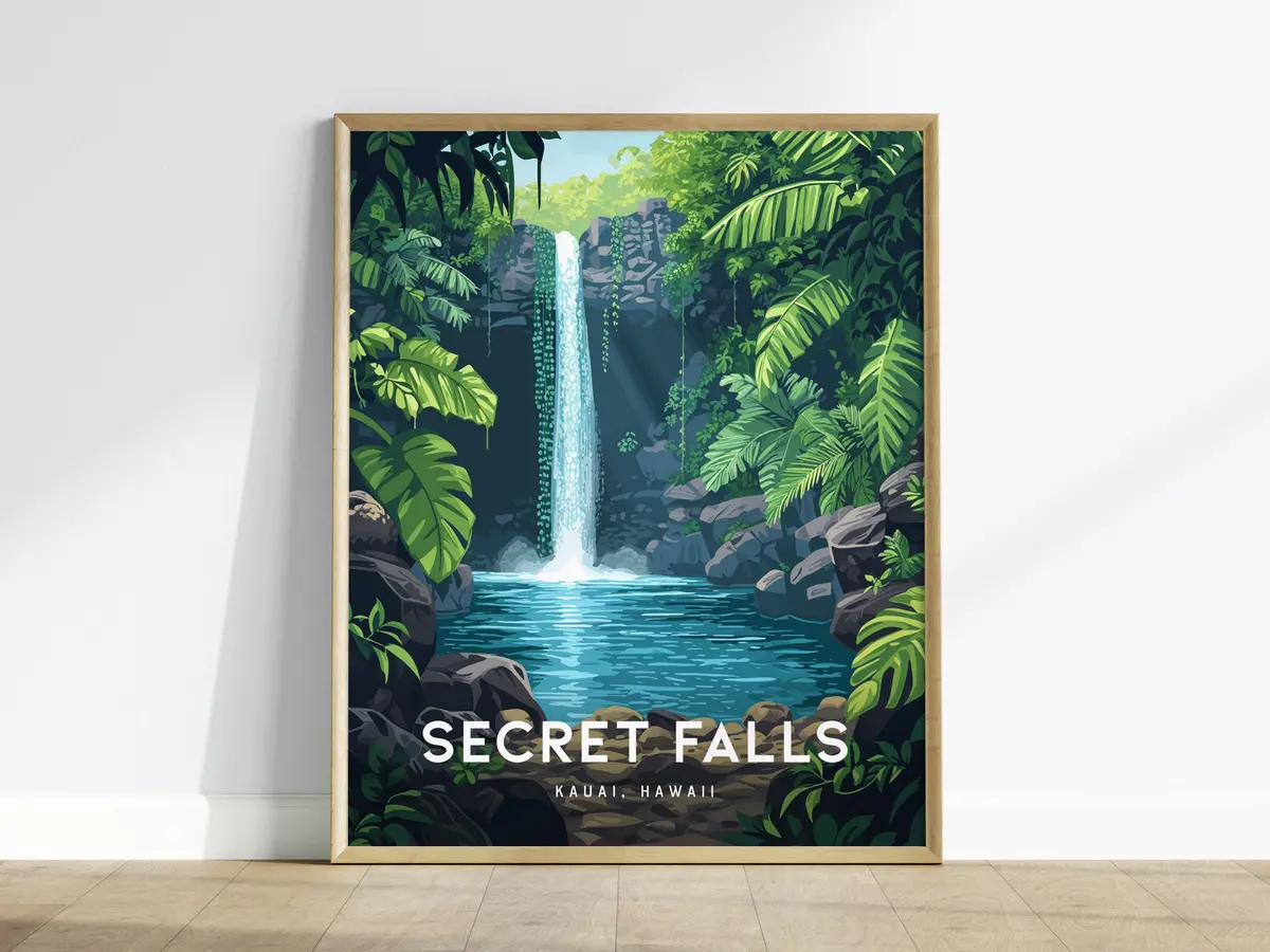 Secret Falls, Kauai, Hawaii 1