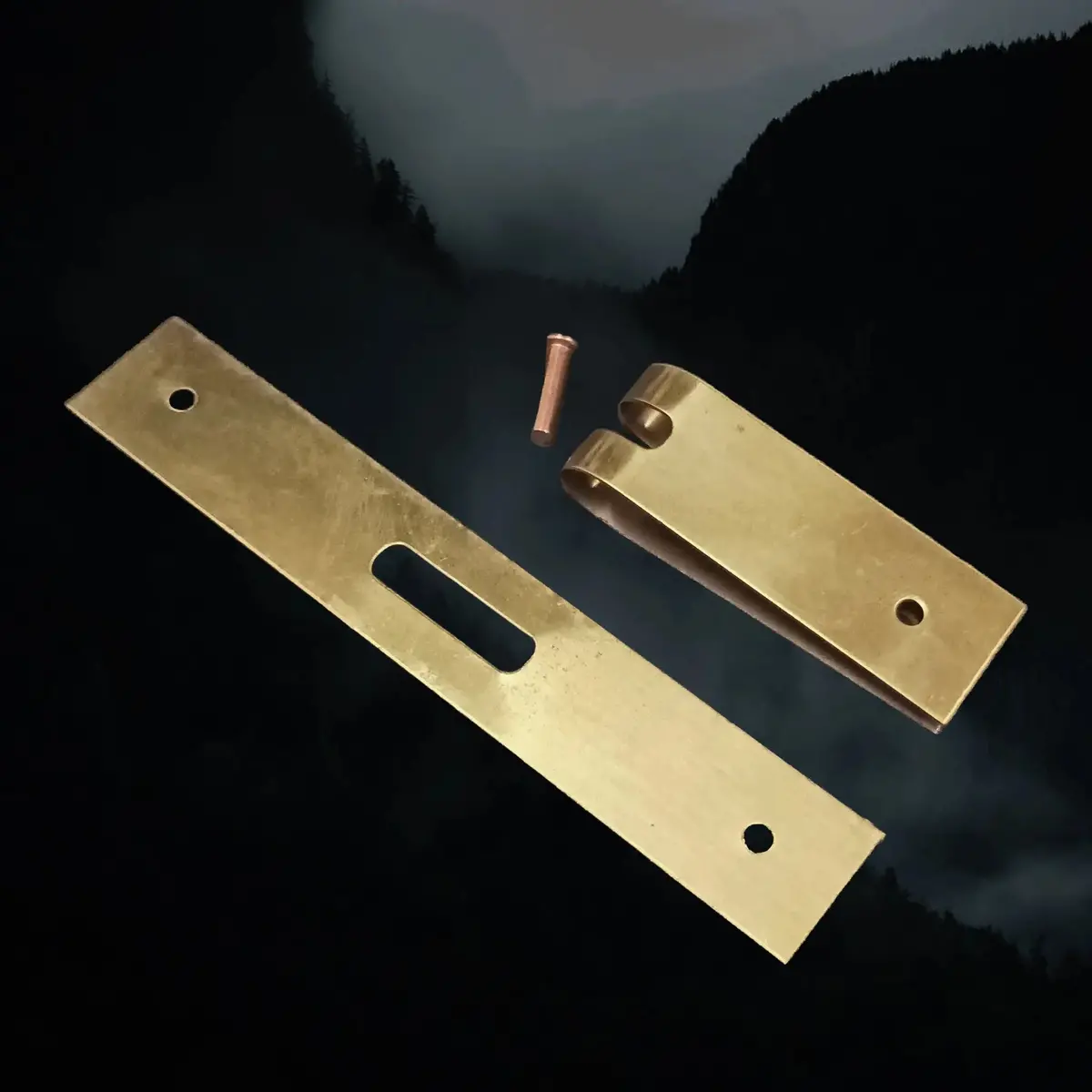 19Mm (0.75 Inch) Wide Brass Buckle Plate 1