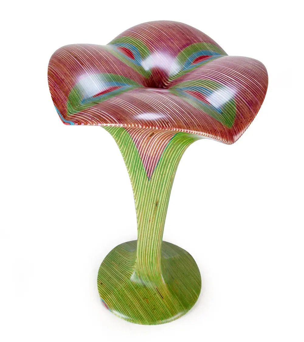 Wood Vessel "Flower" By Rock Cross 1