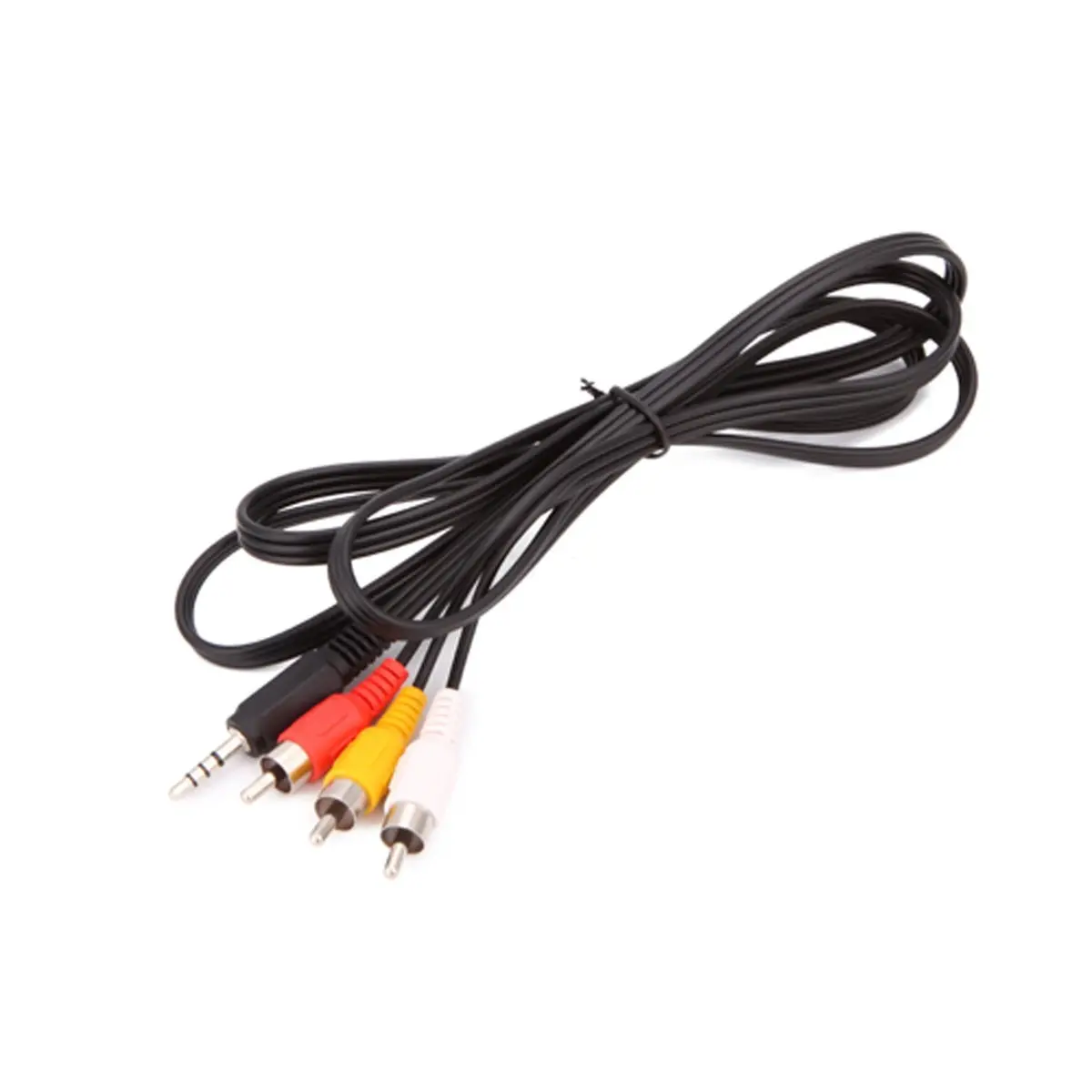 Hde 3Ft. Rca Male To 3.5Mm Male Jack Composite A/V Cable And 3.5Mm To Triple Rca Audio/Video Female Composite Stereo Cable Adapter 1