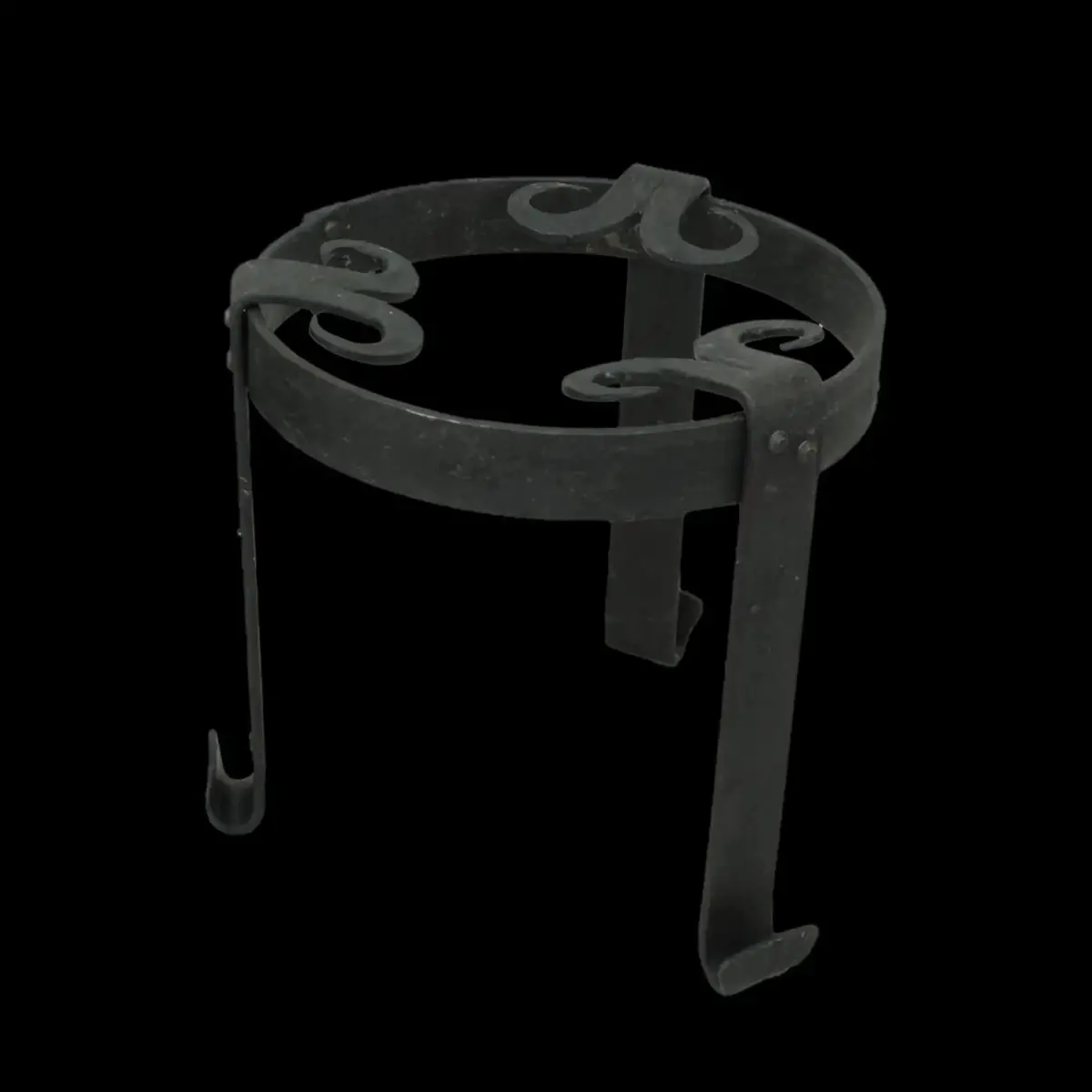 Hand-Forged Iron Cooking Stand 1