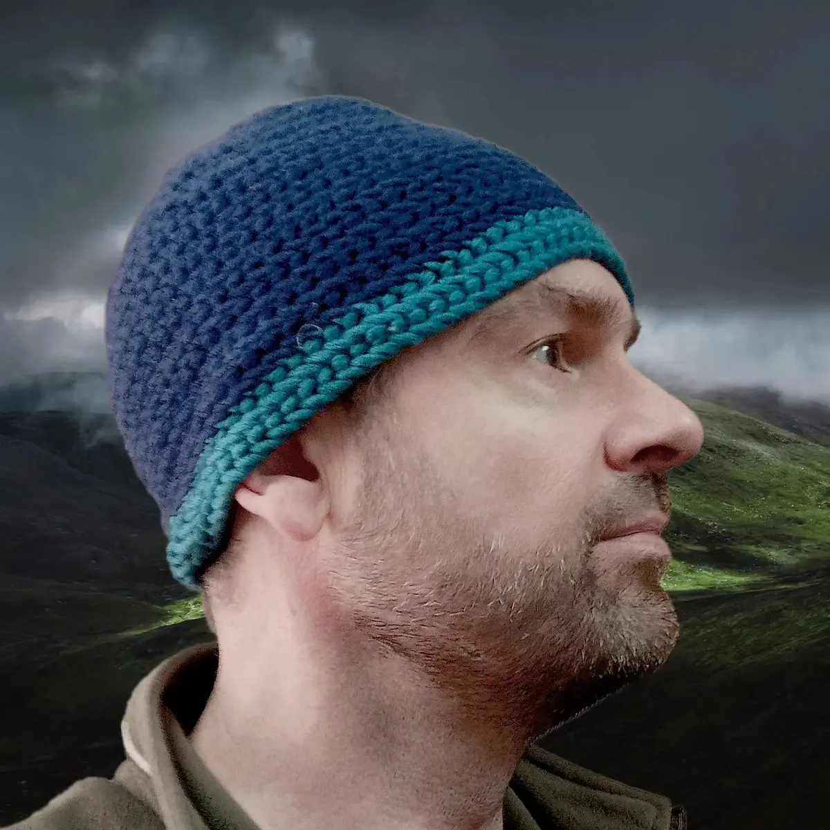 Handmade Wool Viking Replica Nailbinding Hat 6