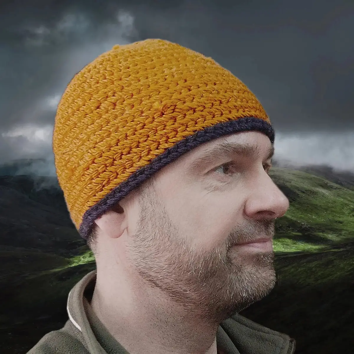 Handmade Wool Viking Replica Nailbinding Hat 3