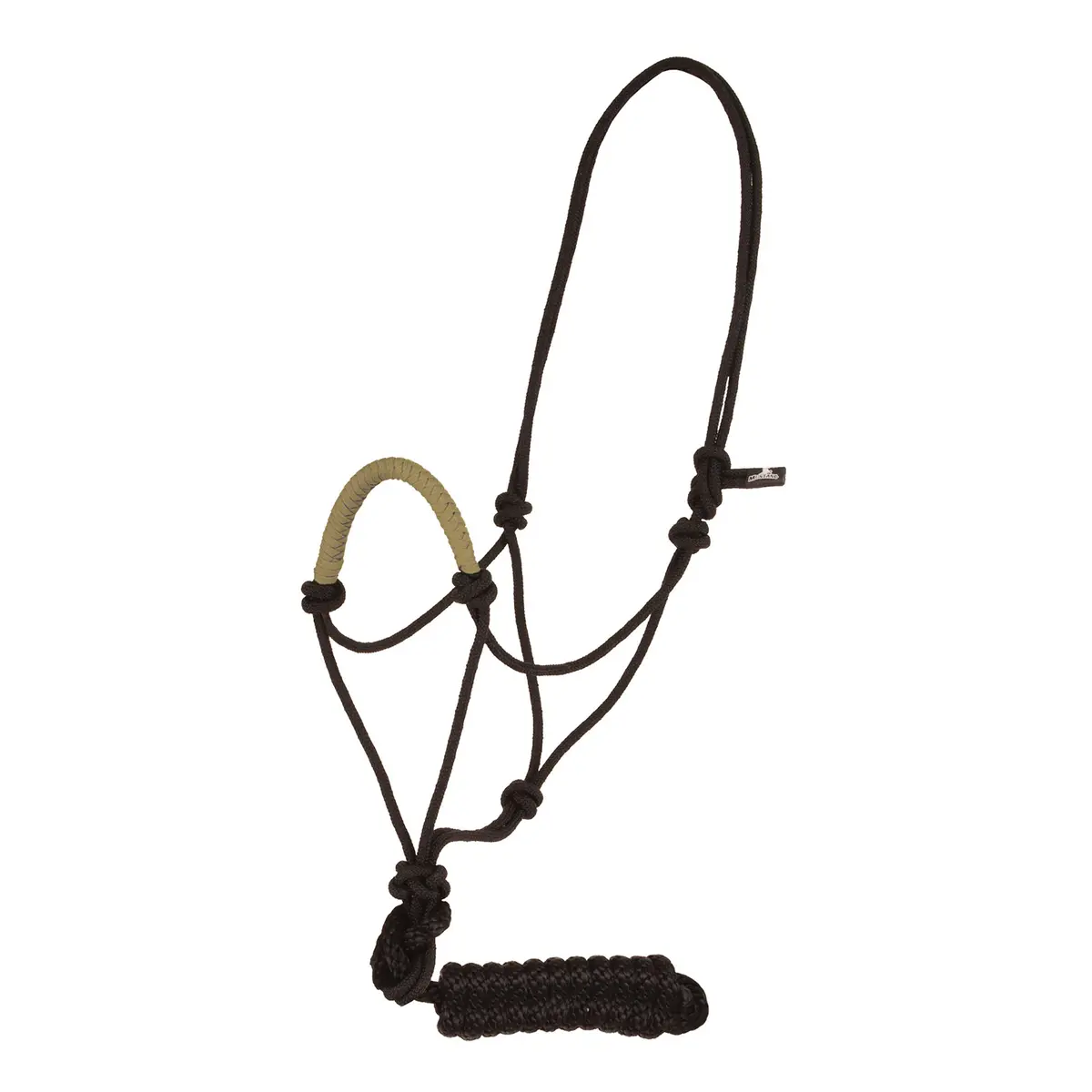 Ezy Ride Solid Nose Rope Halter With Lead 1