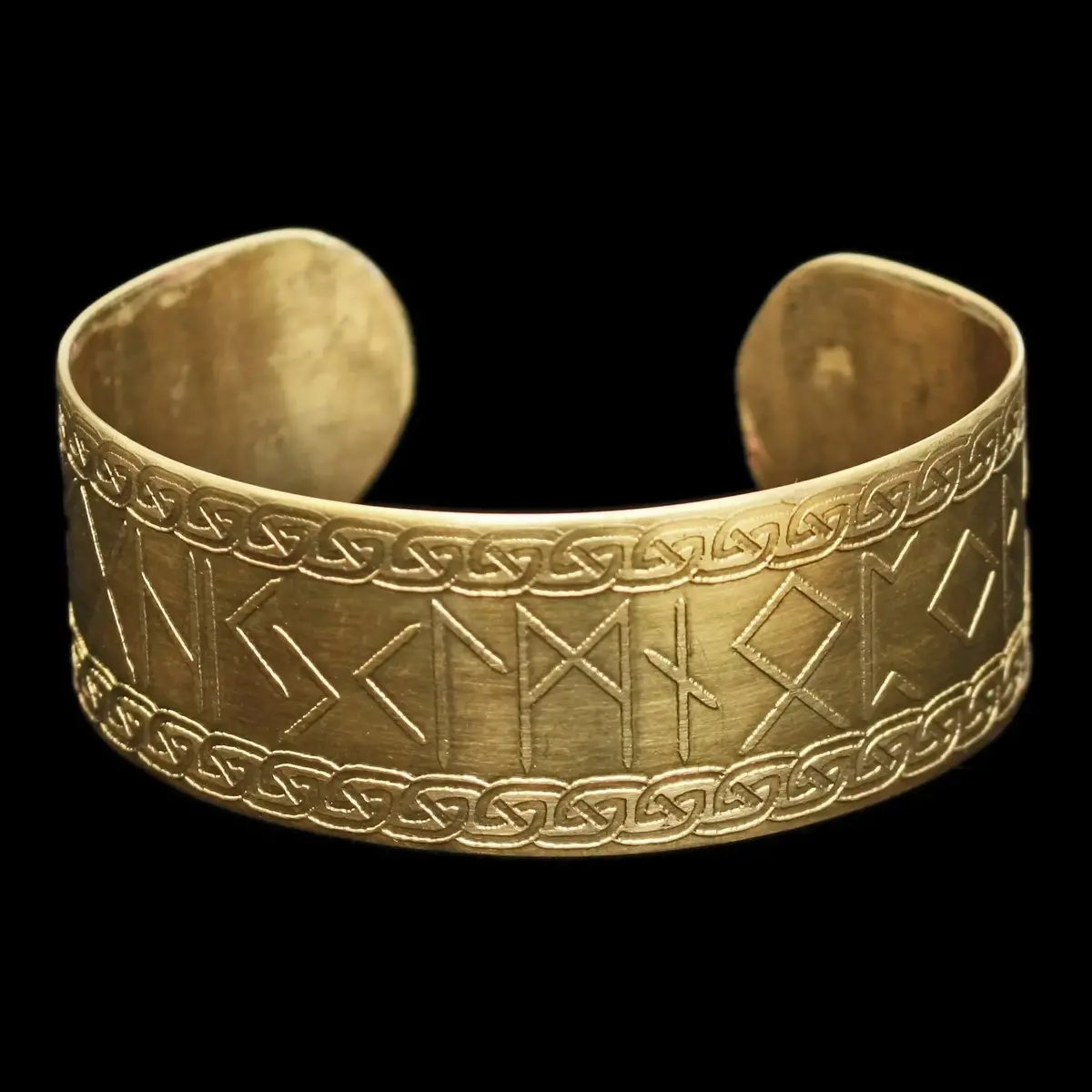 Elder Futhark Runic Cuff Bracelet 1