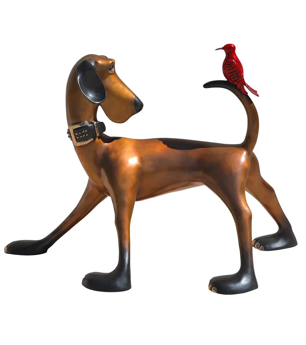 Bronze Sculpture "Howard Jr." By Marty Goldstein 1