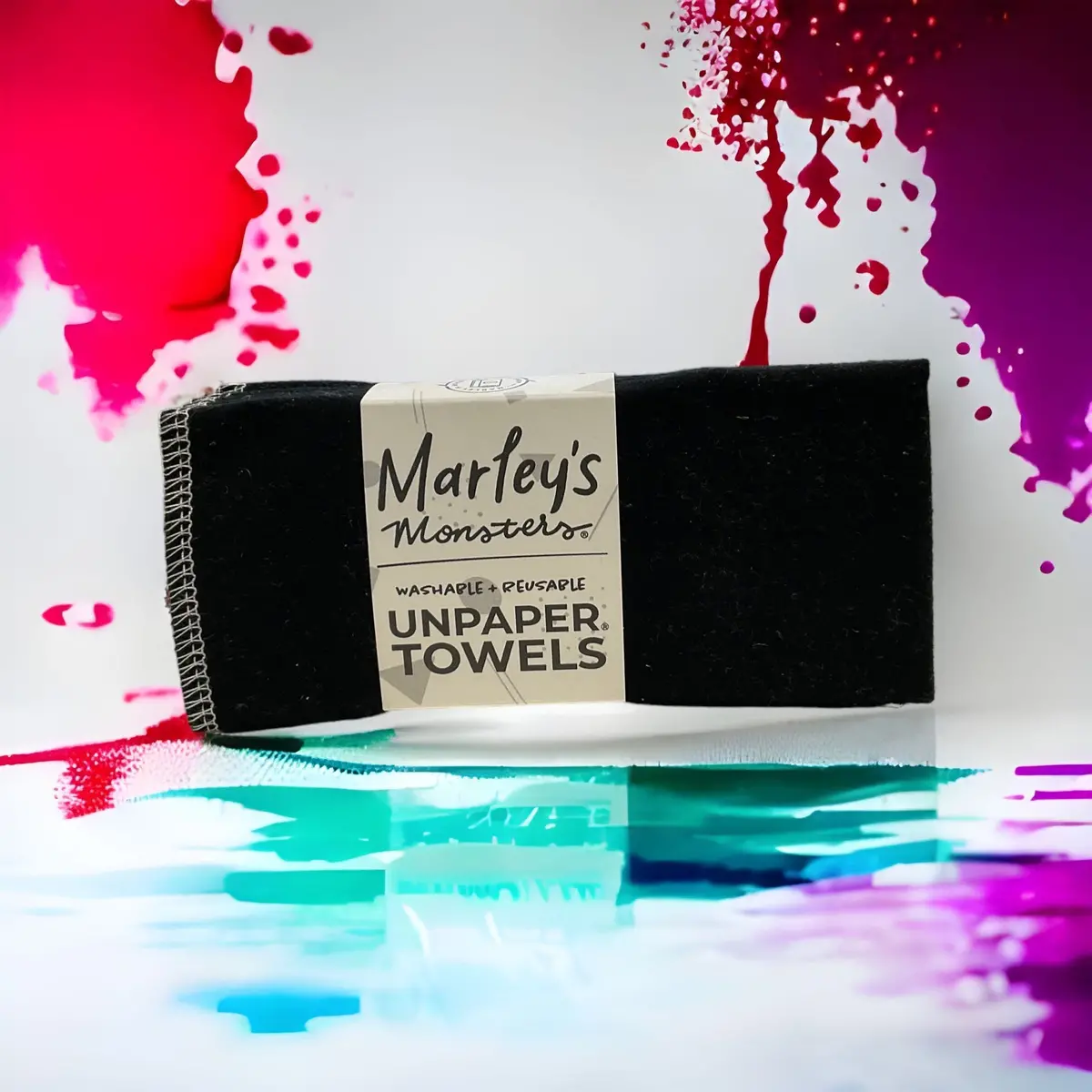 Unpaper Towels X 6 - Black By Marley's Monsters 1