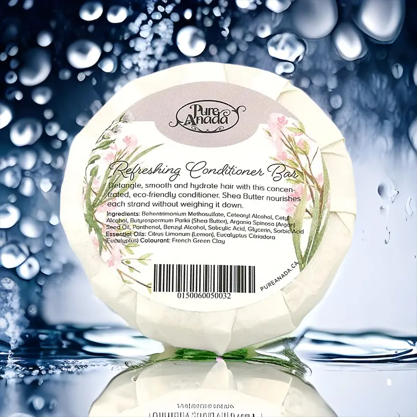 Refreshing (Lemon & Eucalyptus) Natural Conditioner Bar - Pure Anada 1