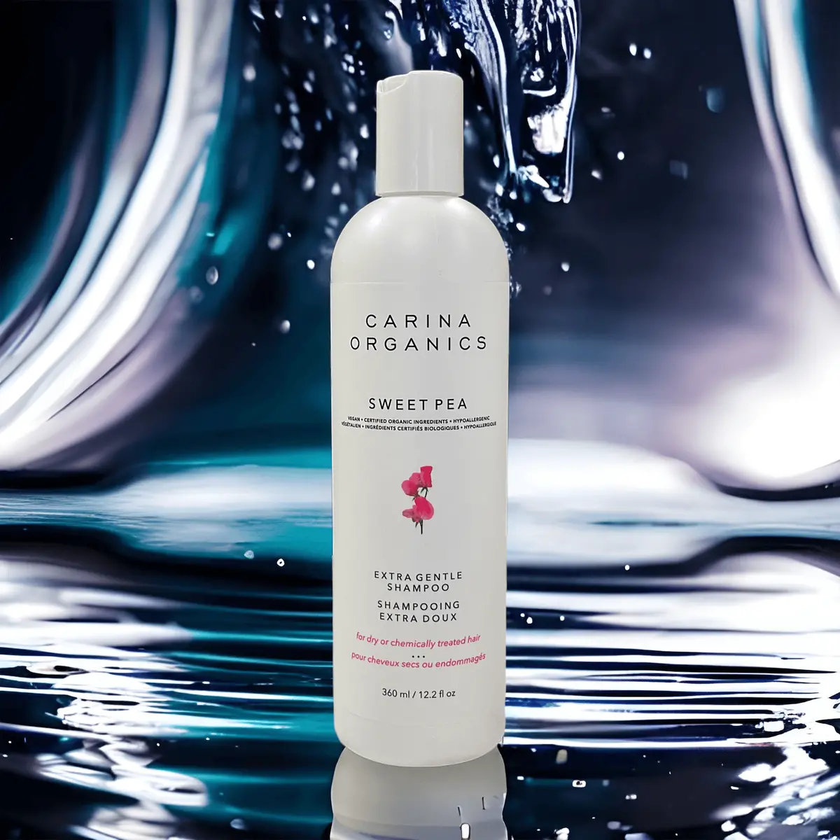 Sweet Pea Extra Gentle Shampoo 360Ml - Carina Organics 1