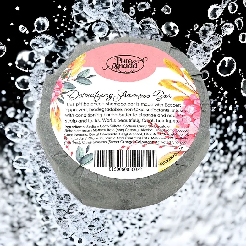 Detoxifying (Tea Tree & Sweet Orange) Natural Shampoo Bar - Pure Anada 1