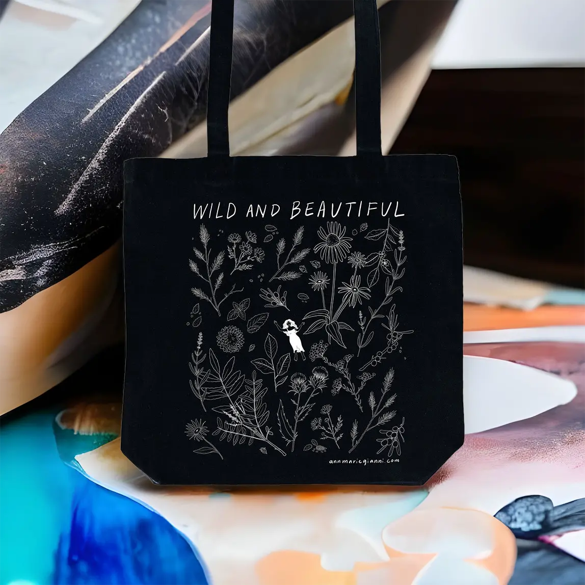 Featured Artist Tote Bag - Winter 2020 - Annmarie Skin Care 1