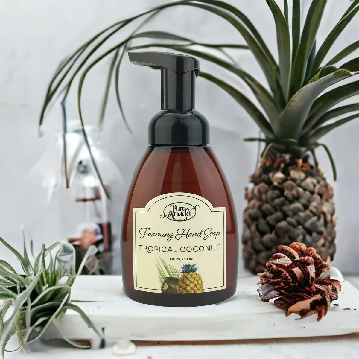 Tropical Paradise (Was Coconut) Natural Foaming Hand Soap - Pure Anada 300Ml 1