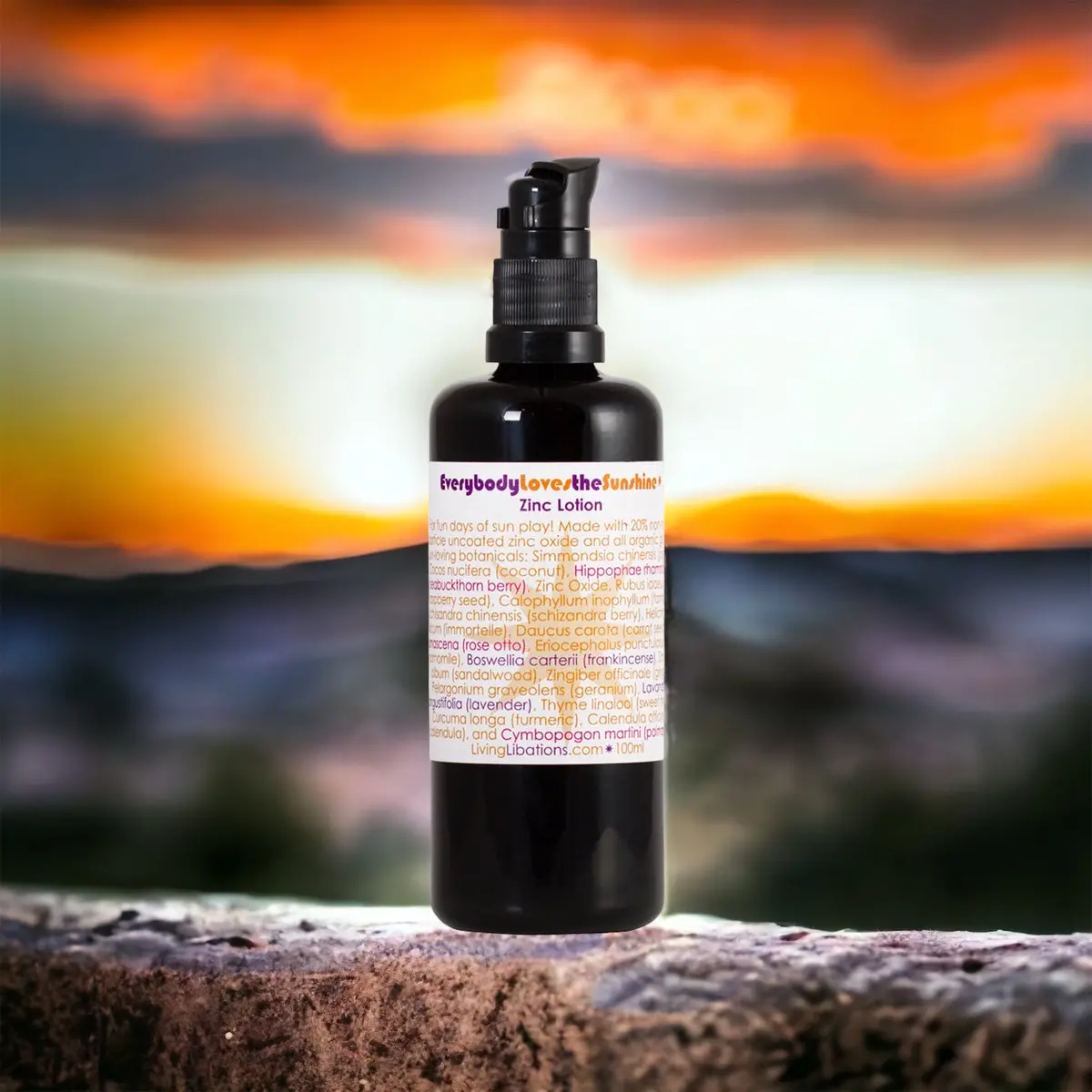 Everybody Loves The Sunshine With Zinc Lotion - Living Libations 2