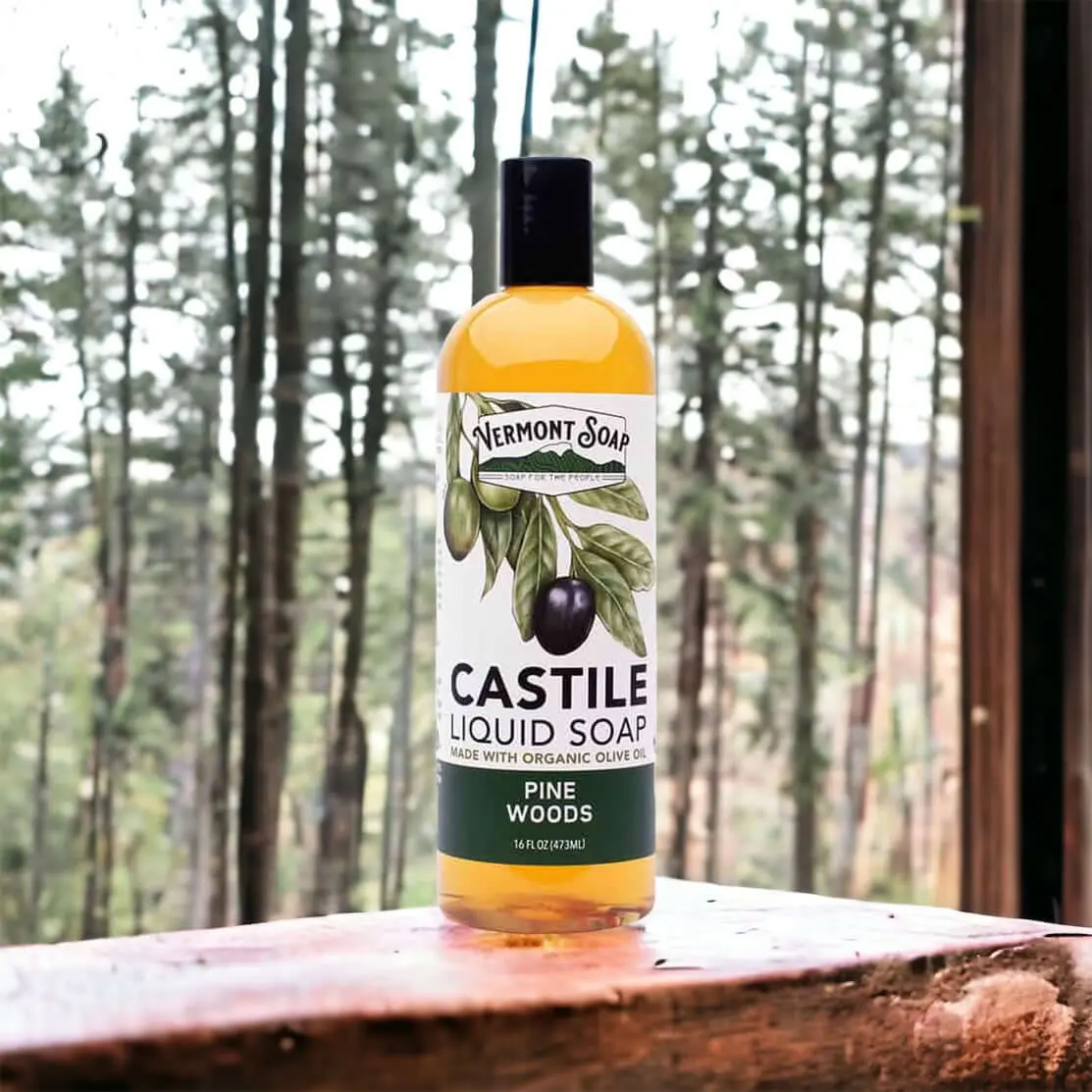 Pine Woods Castile Liquid Soap - Vermont Soap 3