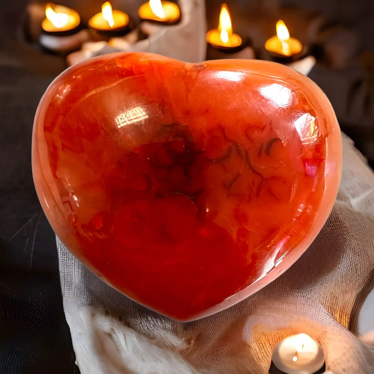 Carnelian Orange Crystal Hearts – Ethically Sourced From Madagascar 6