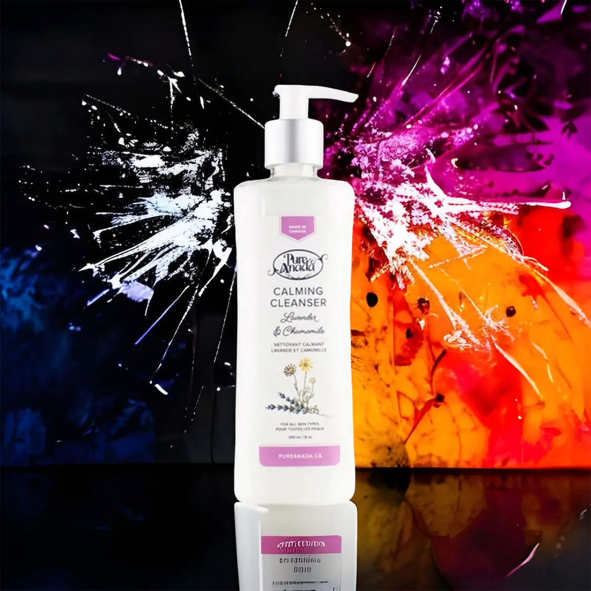 Natural Calming Cleanser - Lavender & Chamomile 240Ml - Pure Anada 1