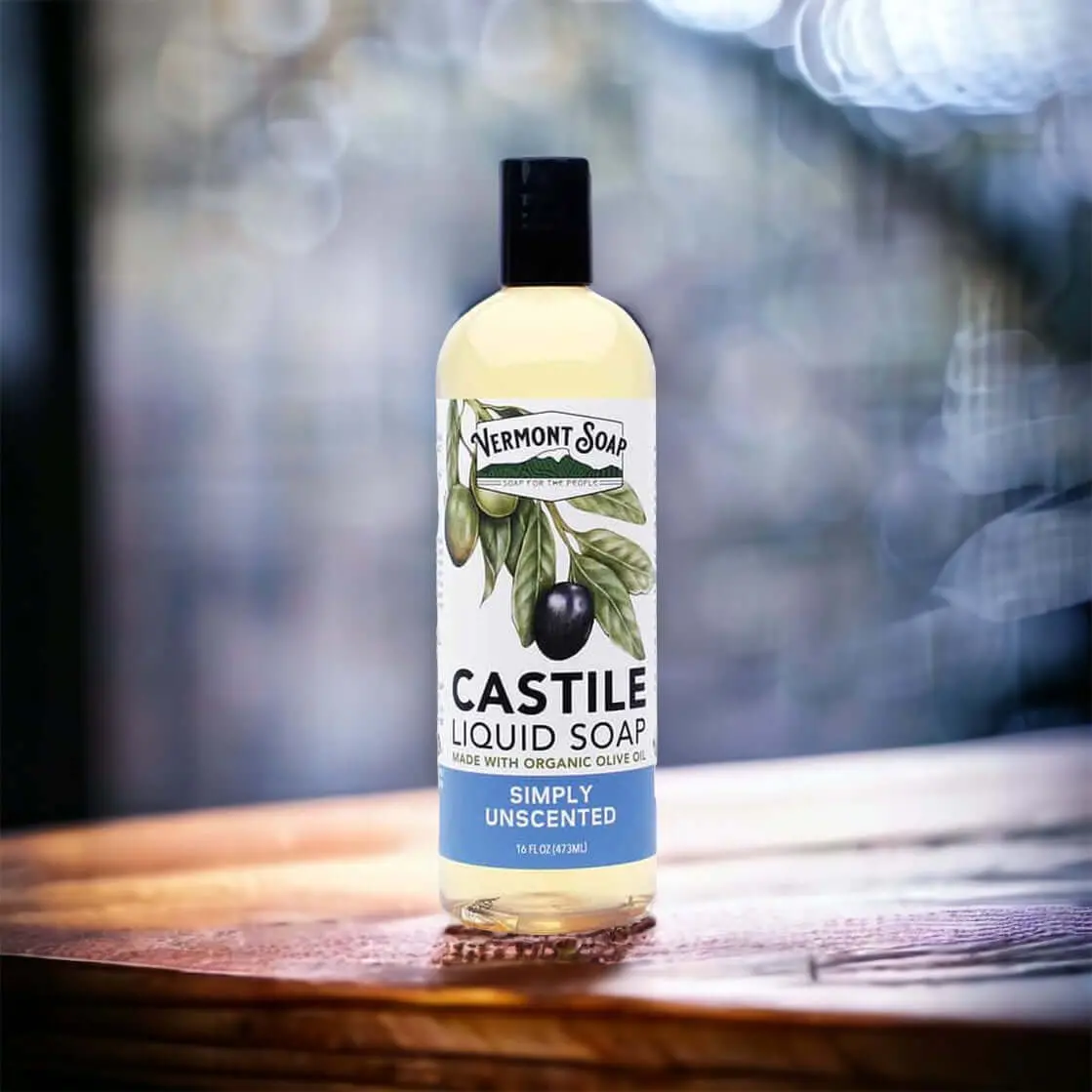 Simply Unscented Castile Liquid Soap - Vermont Soap 2