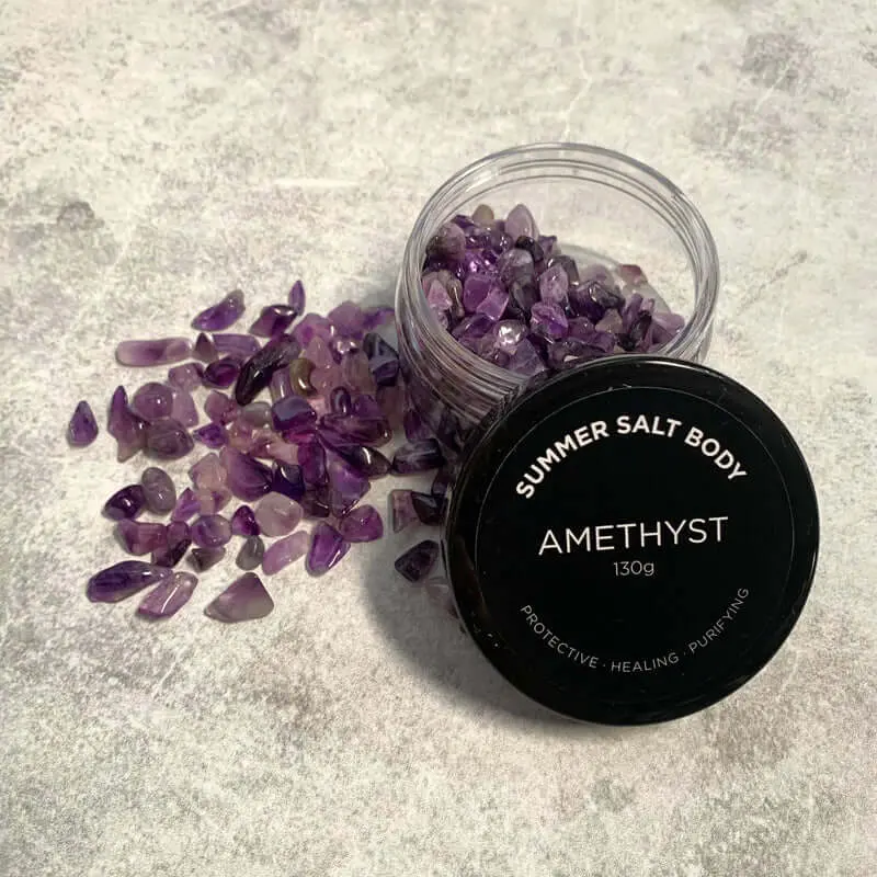 Amethyst Crystal Chips 130G 1