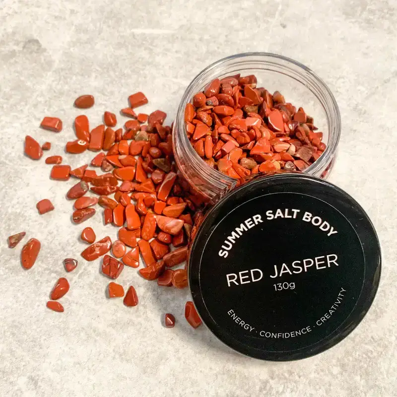 Red Jasper Crystal Chips 130G 1