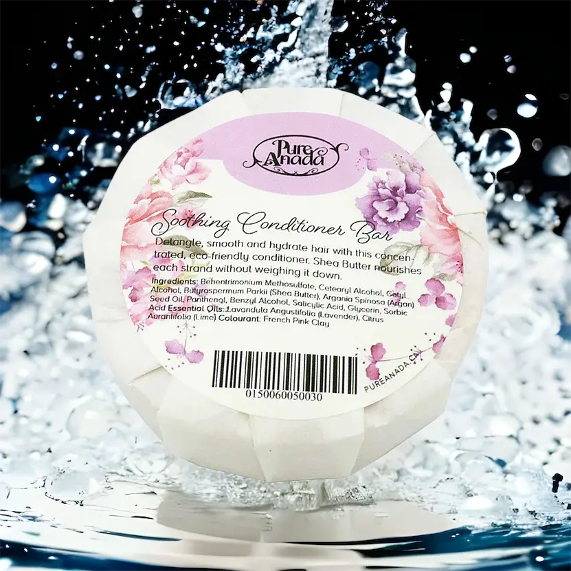 Soothing (Lavender & Lime) Natural Conditioner Bar - Pure Anada 1