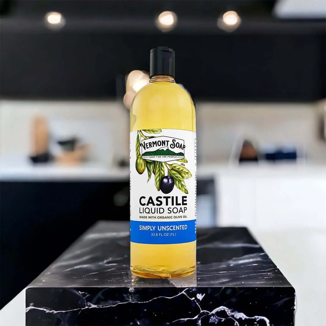 Simply Unscented Castile Liquid Soap - Vermont Soap 3