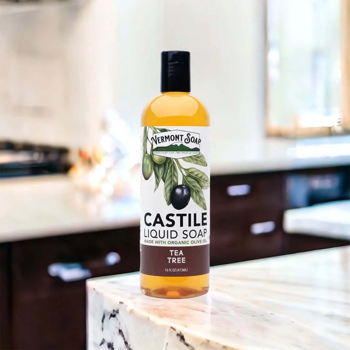 Tea Tree Castile Liquid Soap - Vermont Soap 2