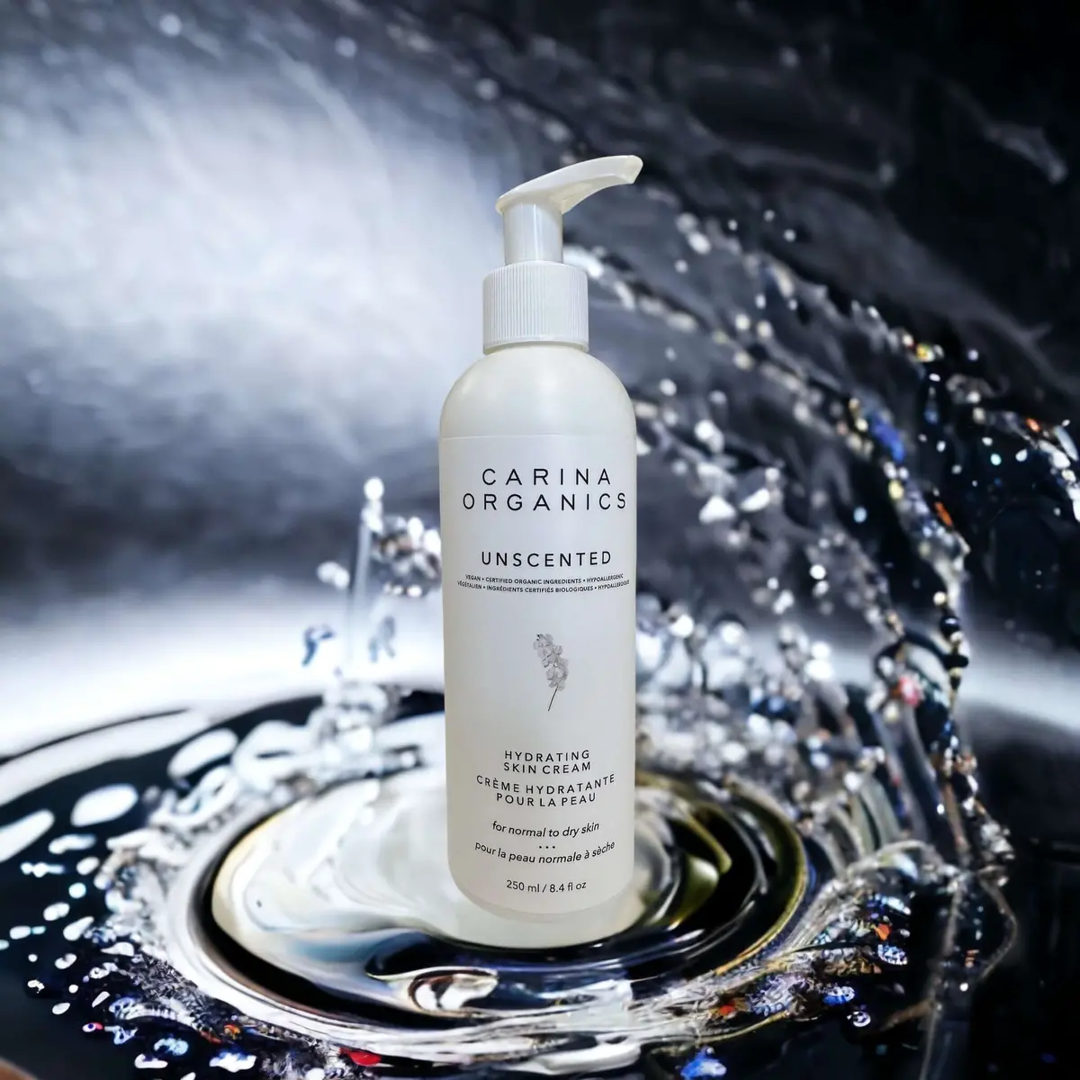 Unscented Hydrating Skin Cream 250Ml - Carina Organics 1