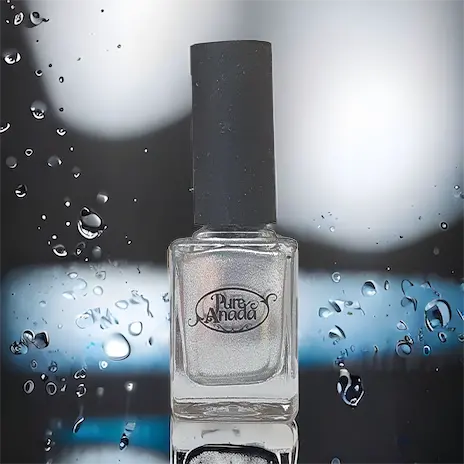 Silver Brocade - Pure Anada Natural Nail Polish 12Ml 1