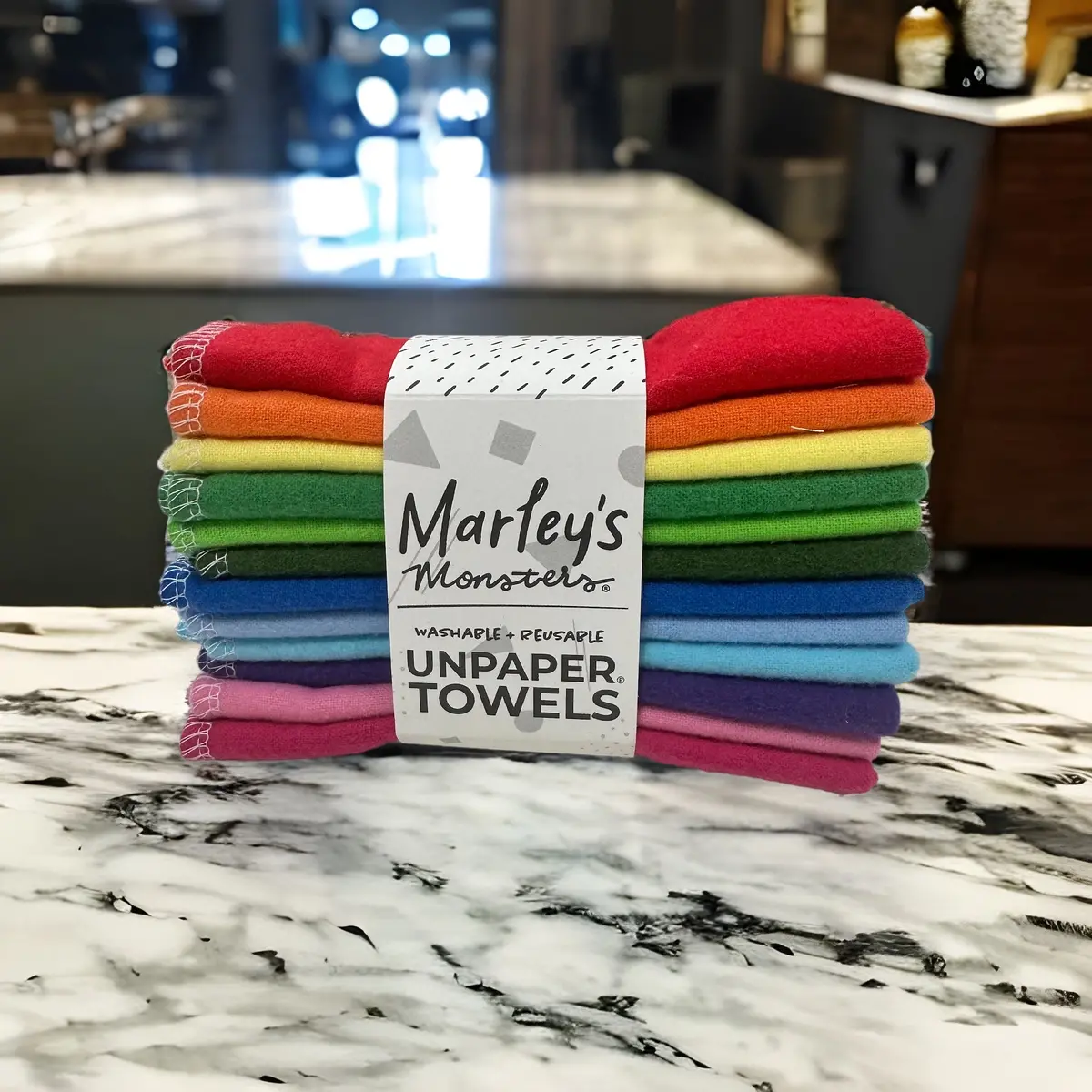 Unpaper Towels X 12 - Rainbow By Marley's Monsters 1