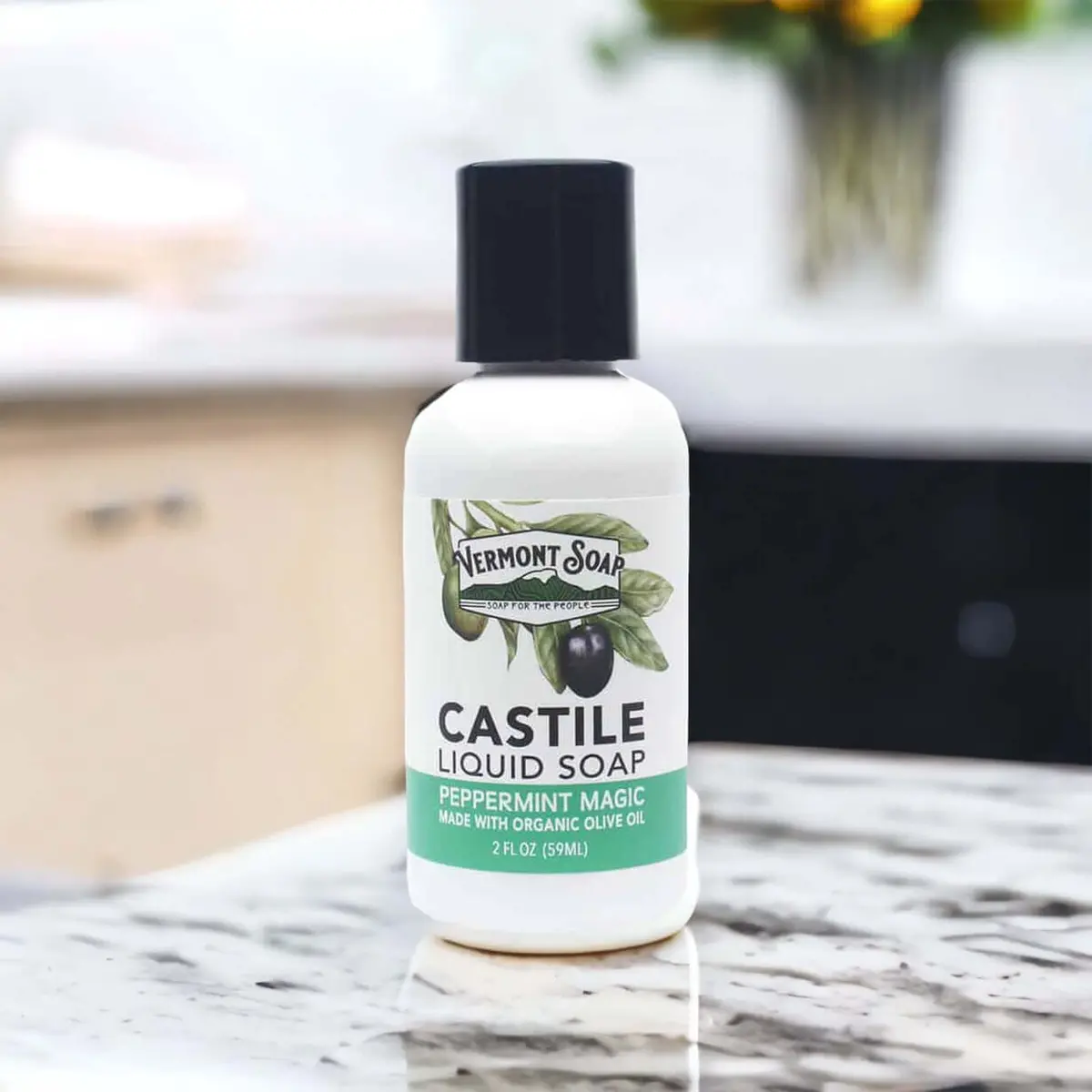 Peppermint Magic Castile Liquid Soap - Vermont Soap 3