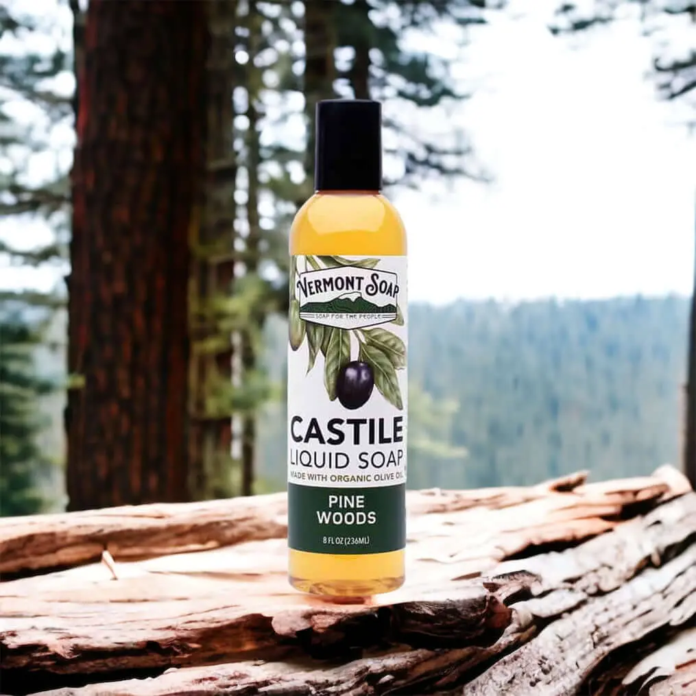 Pine Woods Castile Liquid Soap - Vermont Soap 2