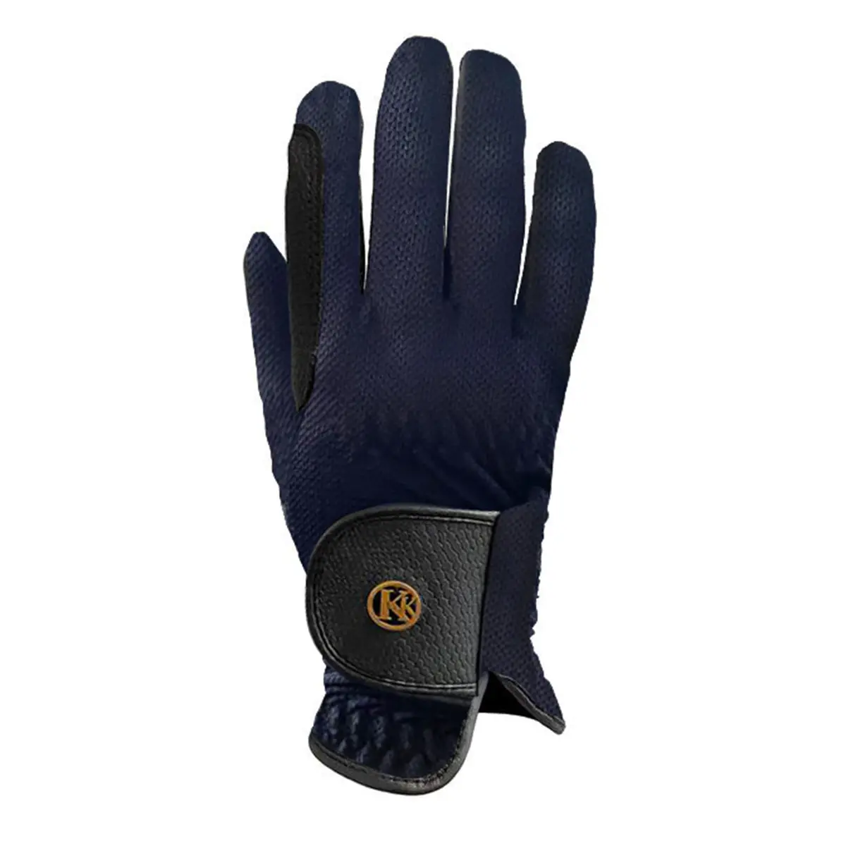 Kunkle Navy Mesh Riding Gloves – Available in 15 Sizes