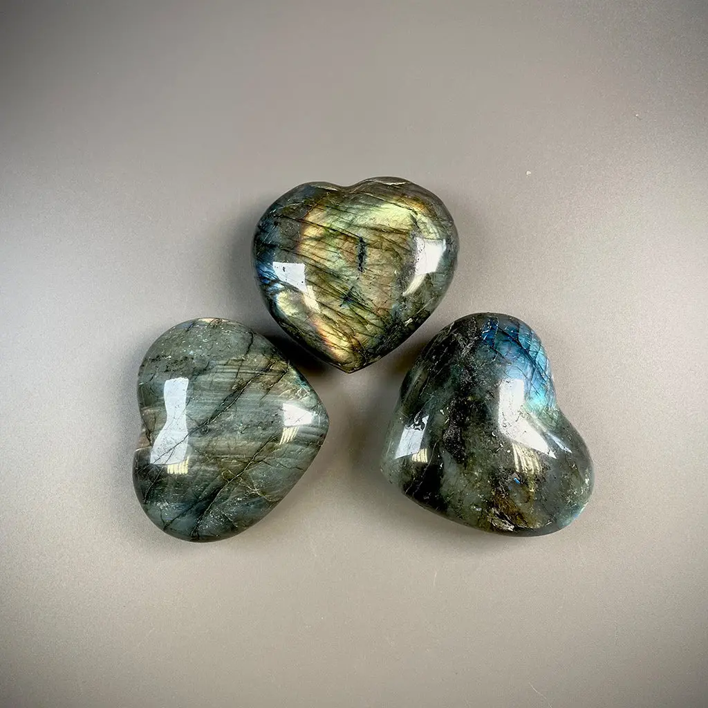 Labradorite Heart Ethically Sourced - Large 3