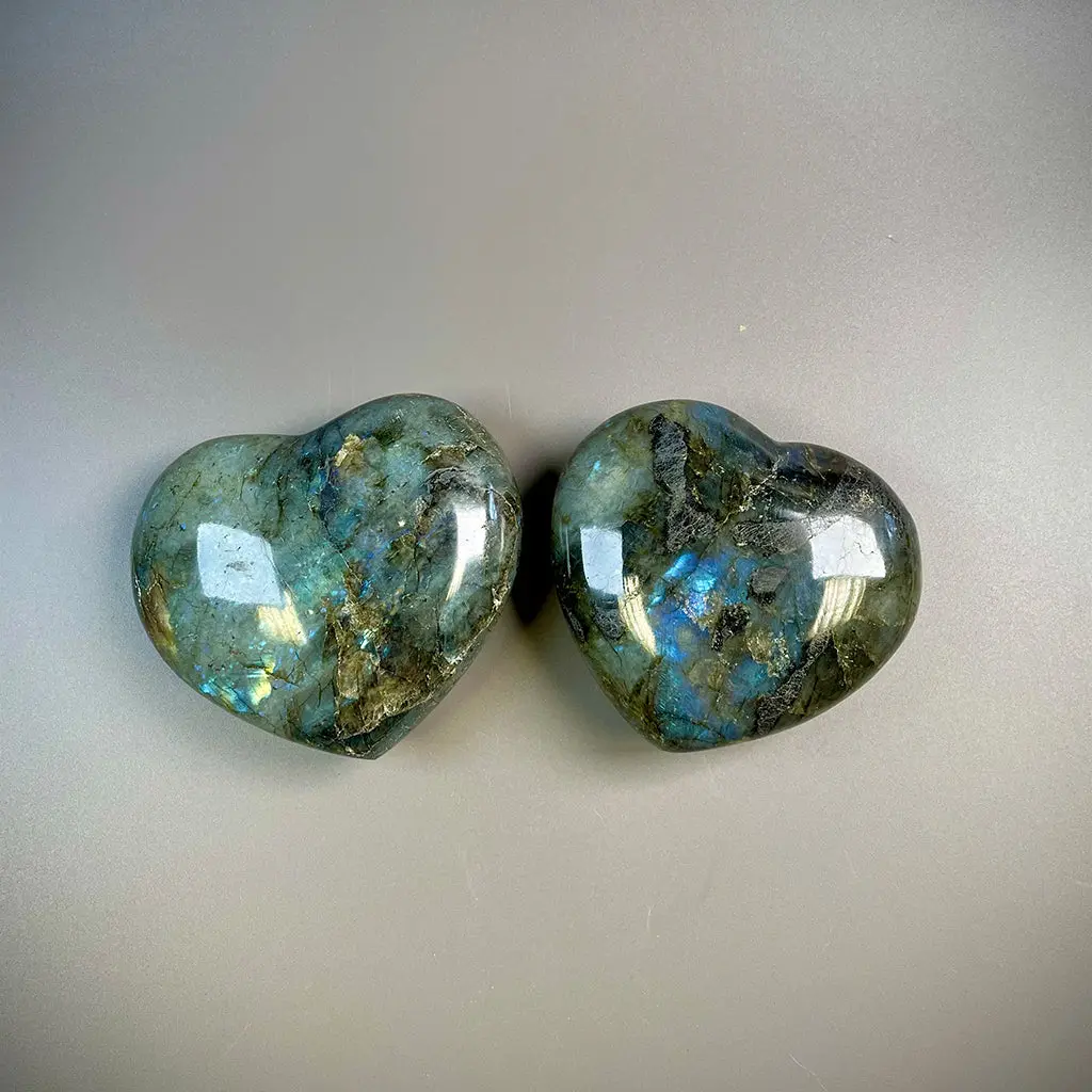 Labradorite Heart Ethically Sourced - Large 4