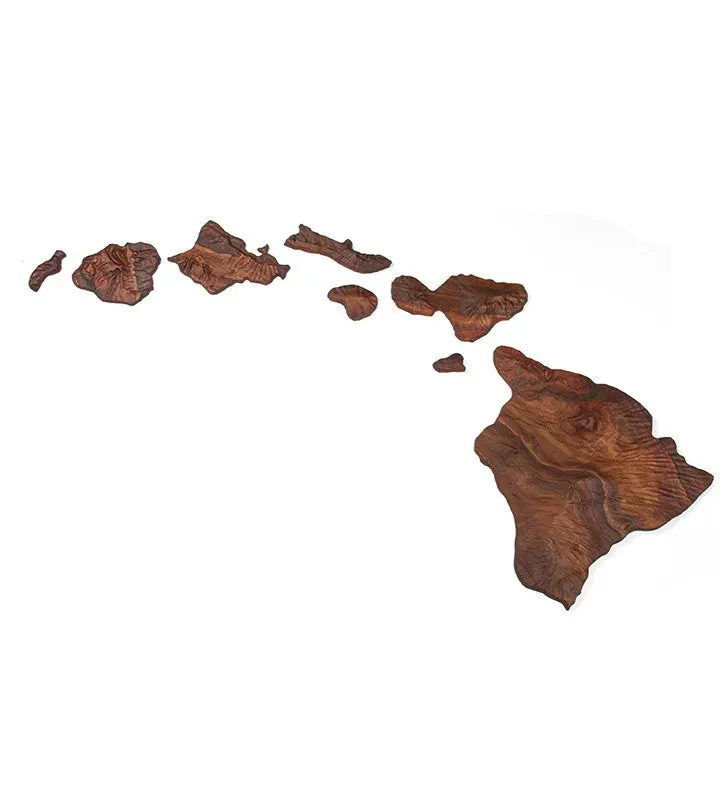 Koa Hawaiian Island Chain - Large By Scott Green 1