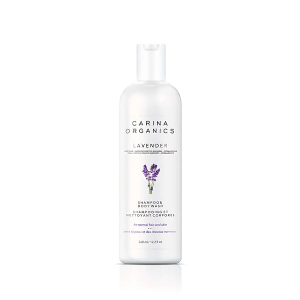 Lavender Shampoo And Body Wash 360Ml - Carina Organics 2